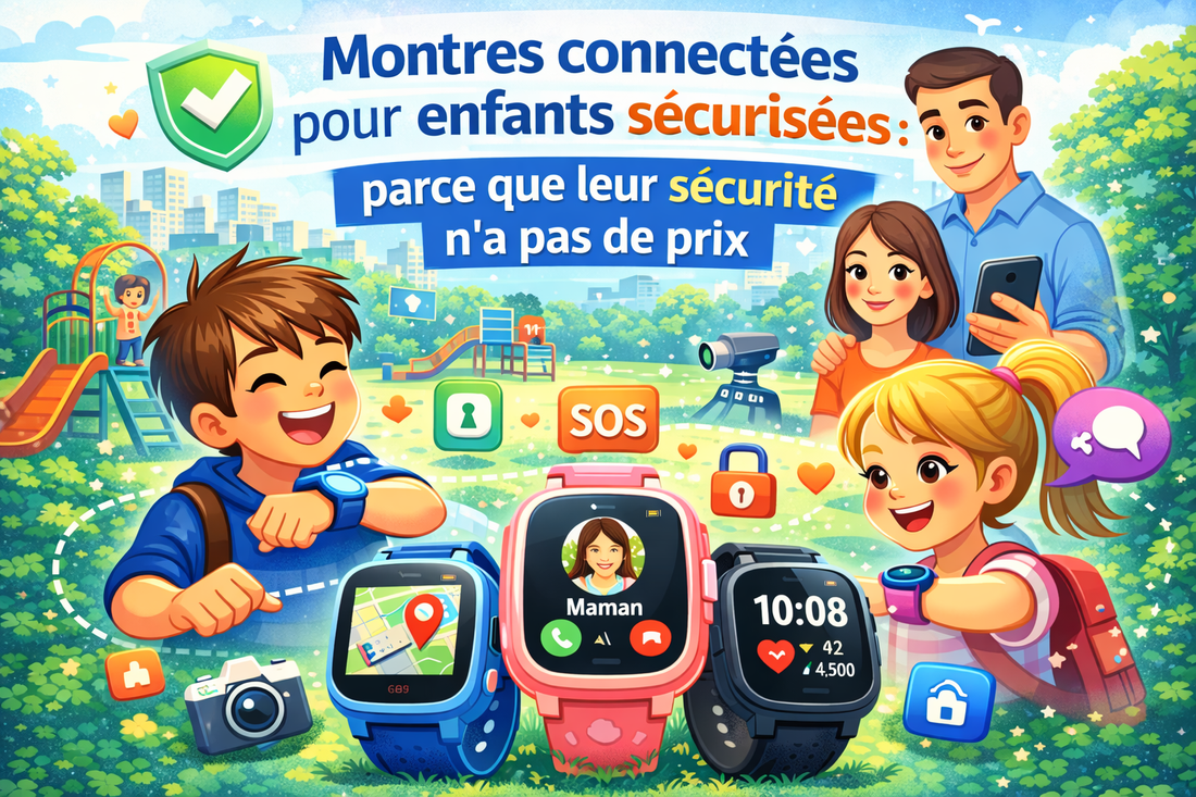Montre connectée pour enfant : sécurité, autonomie et sérénité au quotidien