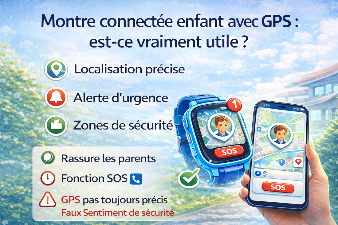 Montre connectée enfant avec GPS : est-ce vraiment utile ?