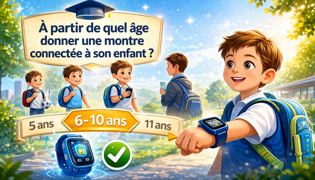 À partir de quel âge donner une montre connectée à son enfant ?