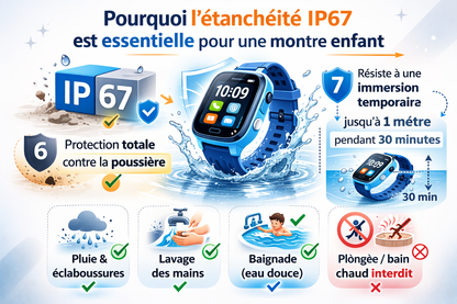 Nouvelle montre Connectée pour Enfants 4G